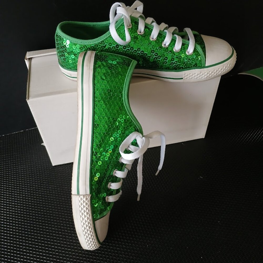 St Patricks green sneakers 7